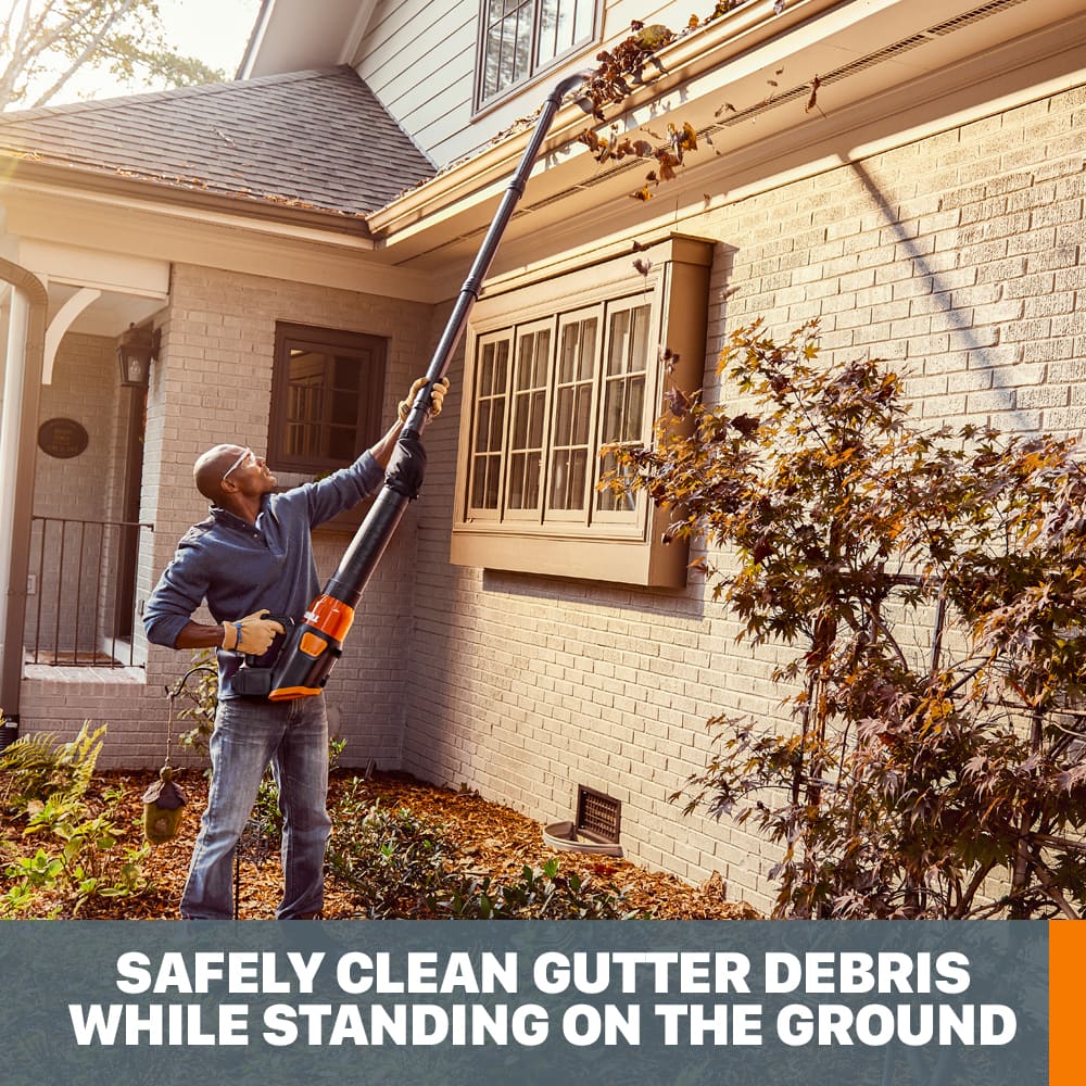 WORX - Gutter Cleaning Kit - Black