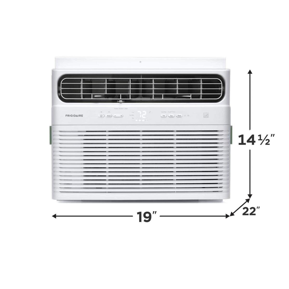 Frigidaire - 700 Sq. Ft. 14,000 BTU Inverter Smart Window Air Conditioner - White