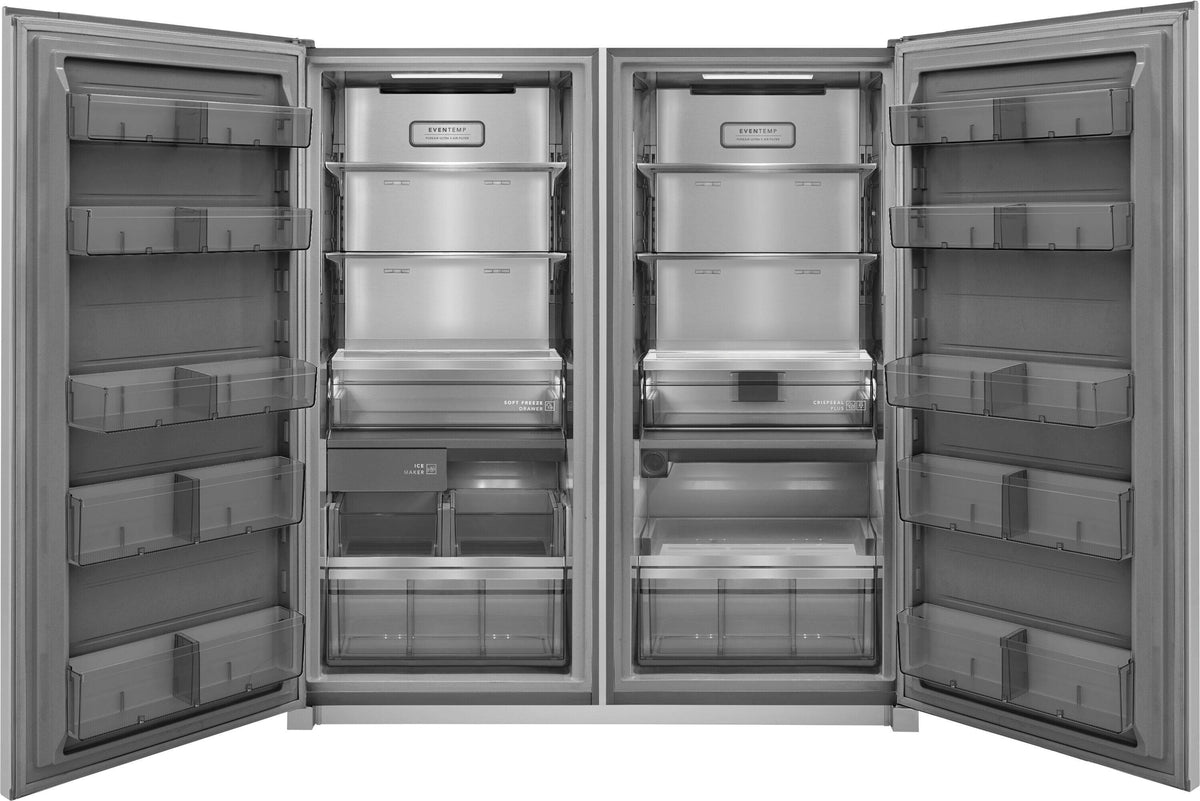 Frigidaire - 19 Cu. Ft. Single-Door Refrigerator - Stainless Steel