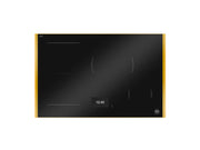 30" Bertazzoni Induction Cooktop - Black with Gold Metal Frame - Black Glass/Gold