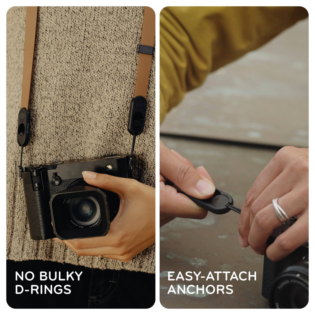Peak Design - Form Leather Camera Strap Standard - Black