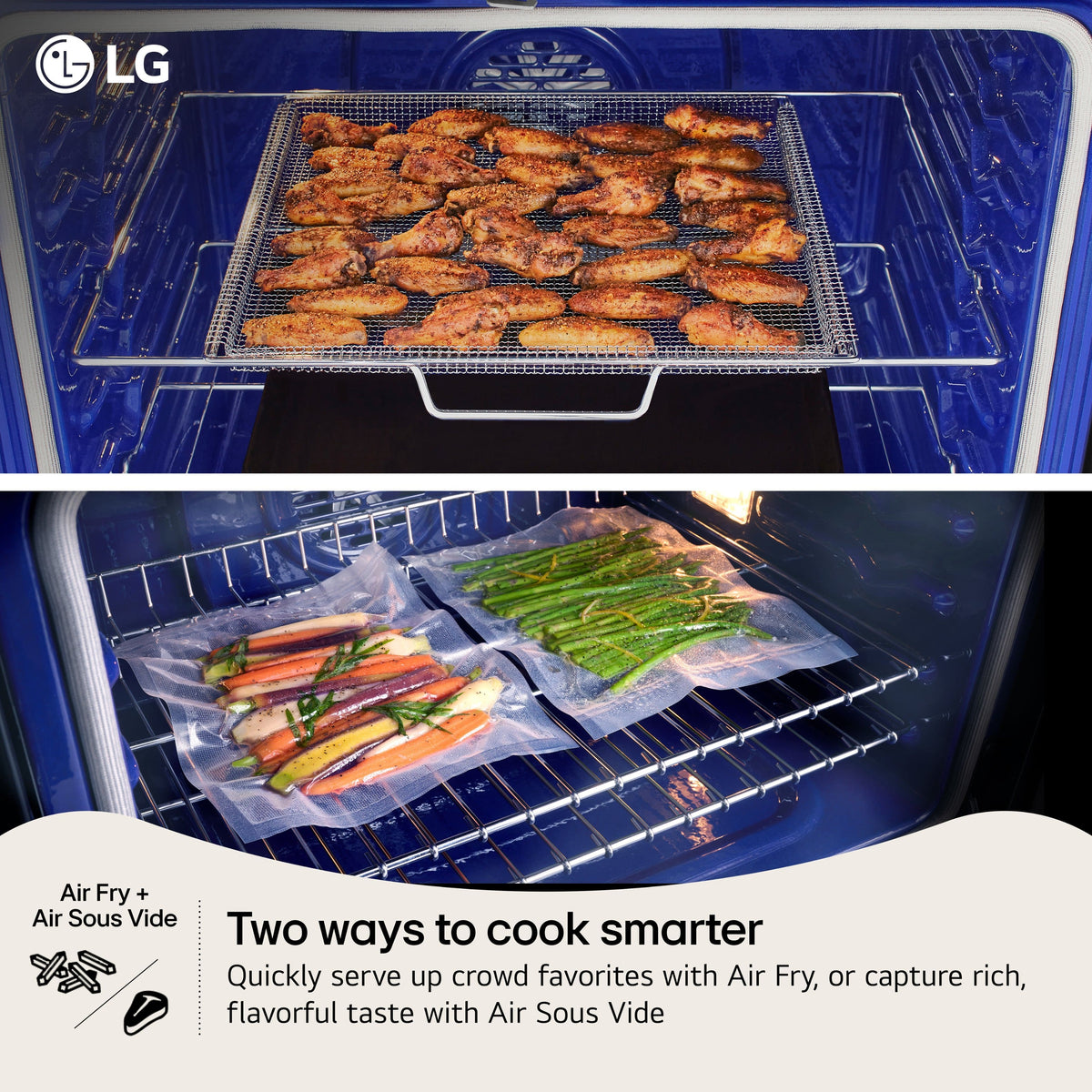 LG - 30-in Wide 6.3 Cu. Ft. Freestanding Gas True Convection Smart Range with 5 Burners, Air Fry and UltraHeat 20K Burner - Stainless Steel
