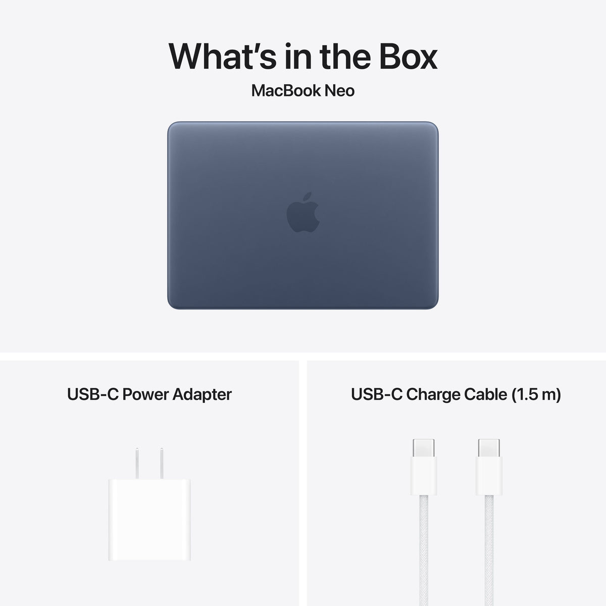 Apple - MacBook Neo 13-inch Laptop - A18 Pro chip with 6‑core CPU and 5‑core GPU - 8GB Memory - 256GB SSD - Indigo