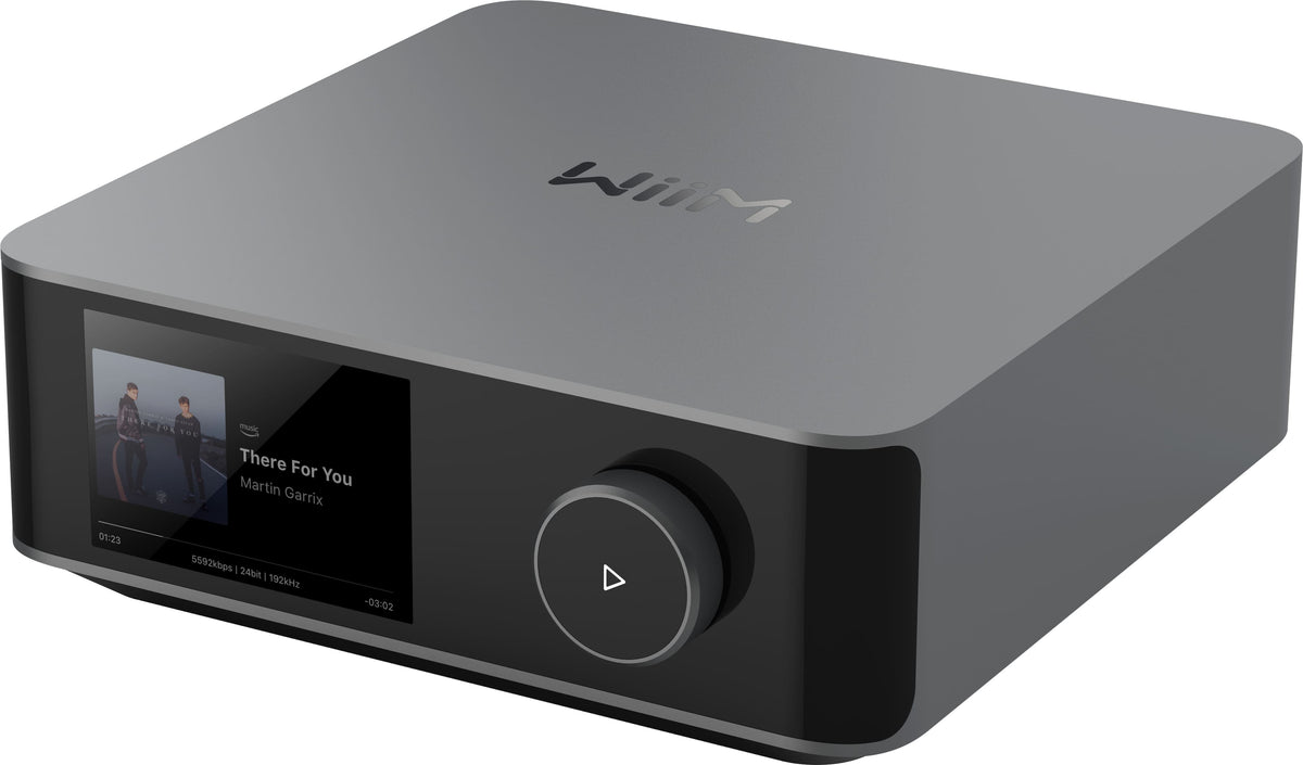 WiiM - Amp Ultra Streaming Amplifier - Space Gray