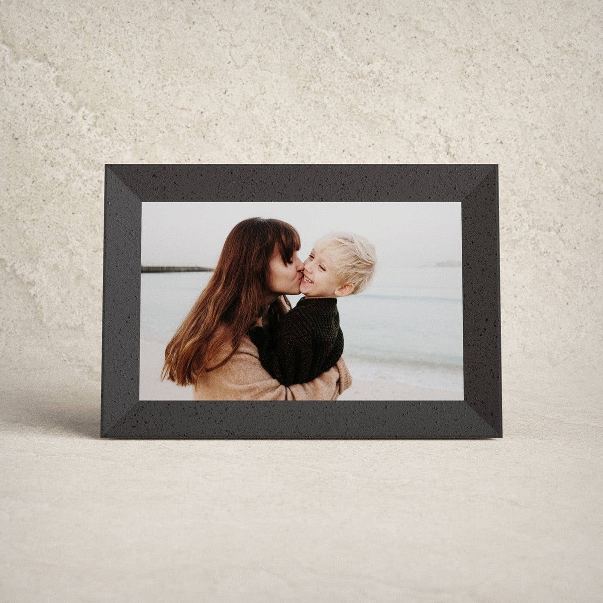 Aura Home - 10.1" HD Wifi Carver Stone Digital Photo Frame by Aura - Basalt