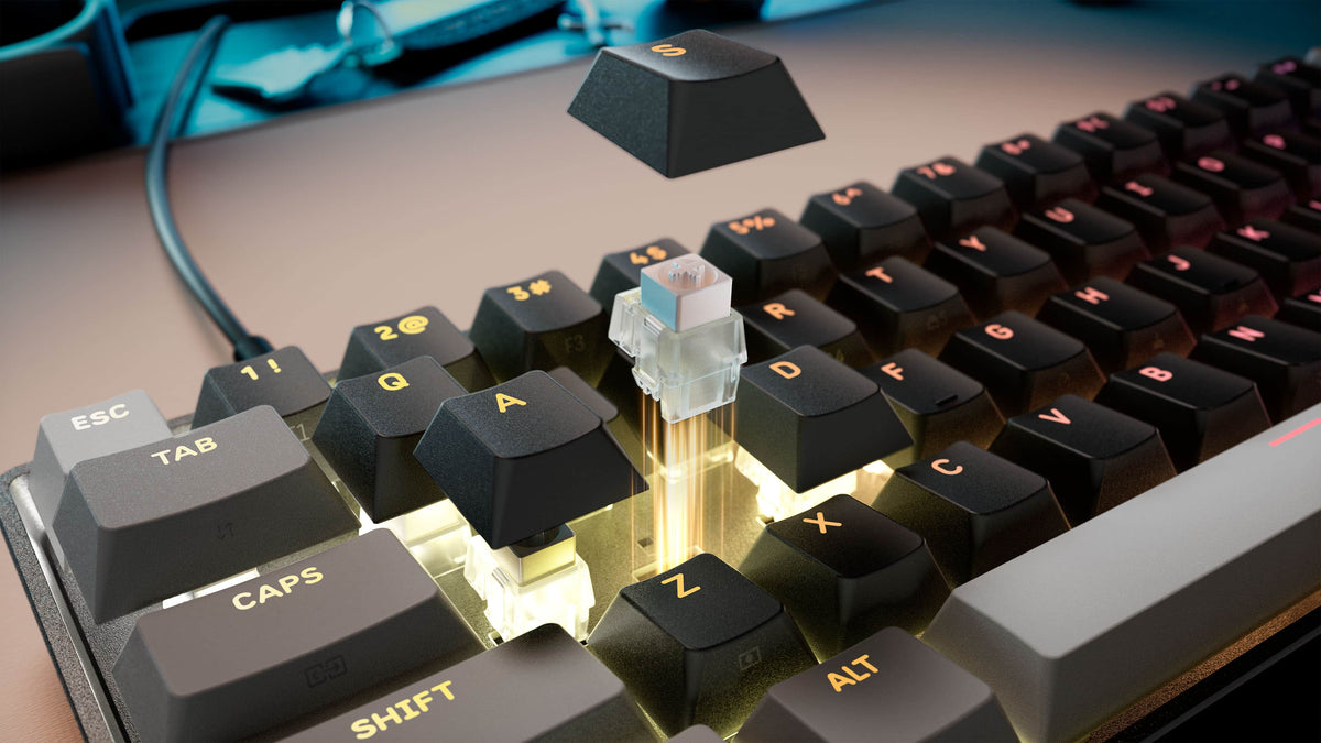 CORSAIR - CLIPPER PRO MINI 60 Hall Effect Gaming Keyboard - Black