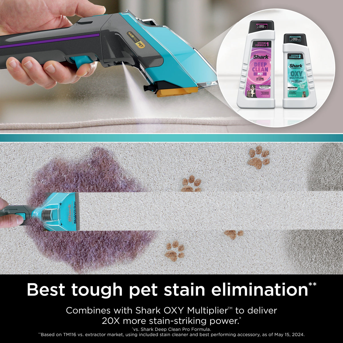 Shark - Deep Clean Pet Formula, 48oz - White