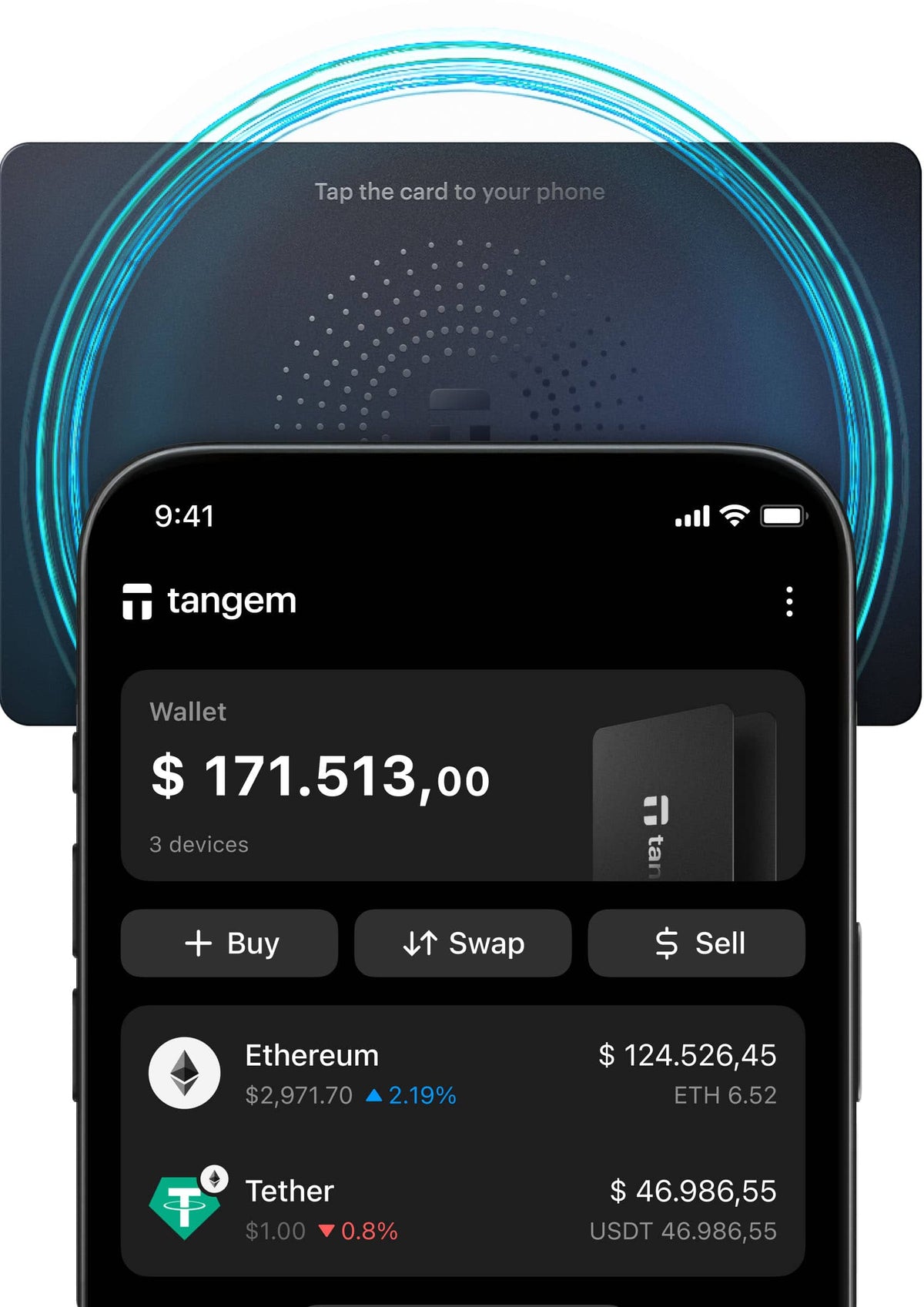 Tangem - Wallet Classic - 2 pack - Black