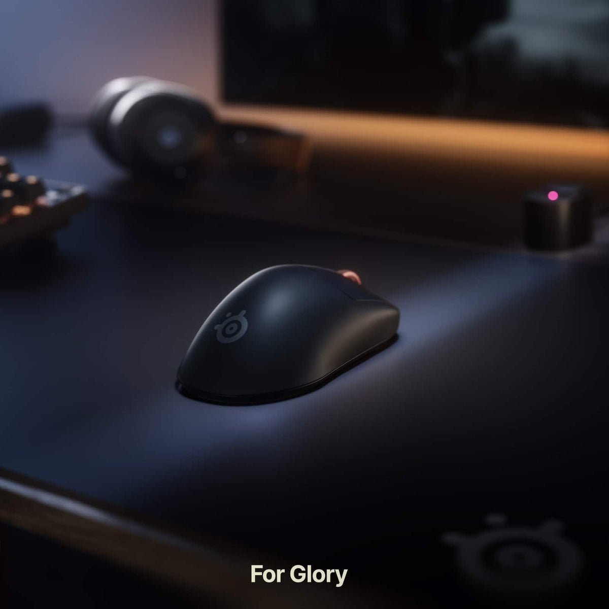 SteelSeries - Rival Pro Wireless Optical Ergonomic Gaming Mouse with 8K Polling – Ultra-Wideband/RF for PC - Wireless - Black
