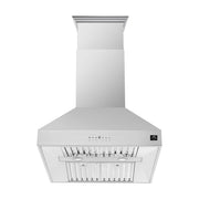 Forno Appliances - 36 inches - Externally Vented - Island Range Hood - Stainless Steel