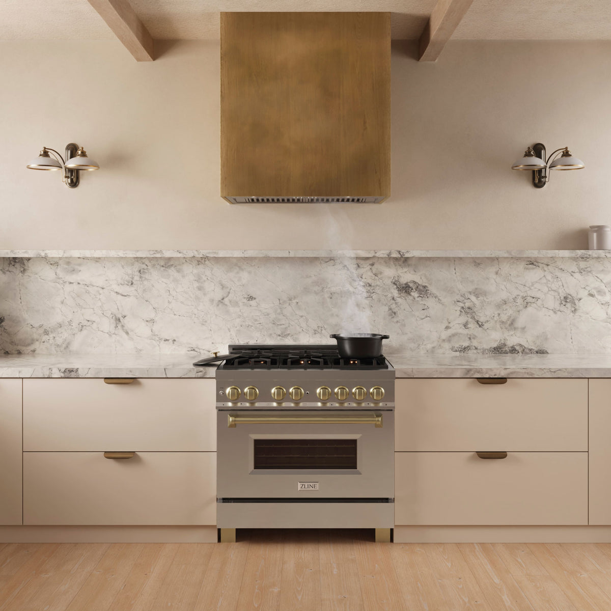 ZLINE - 34 inches - Externally Vented - Range Hood Insert - Stainless Steel