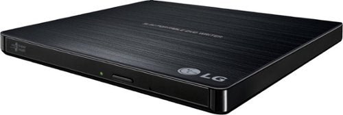 LG - 24x Write/24x Rewrite/24x Read CD - 8x Write DVD External USB 2.0 DVD-Writer Drive - Multi