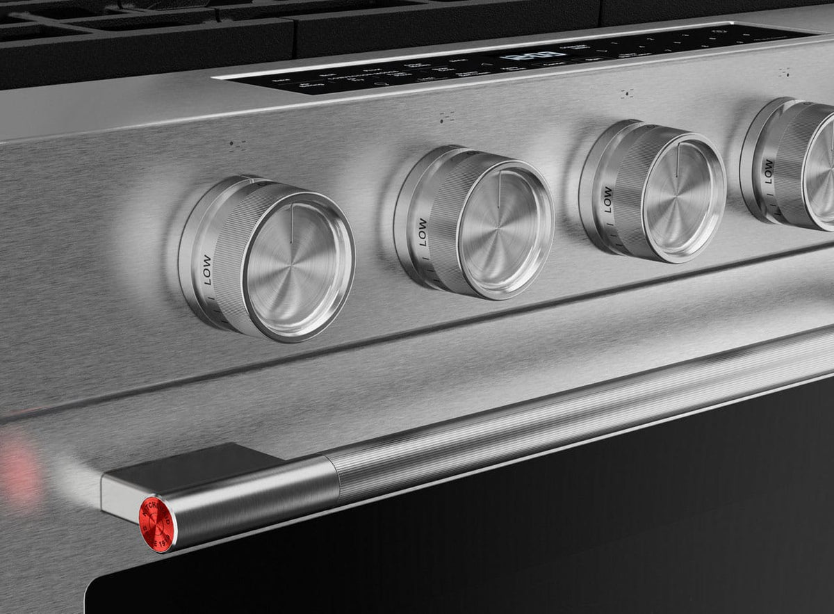 KitchenAid - 30 in. Wide 5 burners 5.0 cu. ft. Slide-in Gas Range with Convection Cooking Modes - Stainless Steel