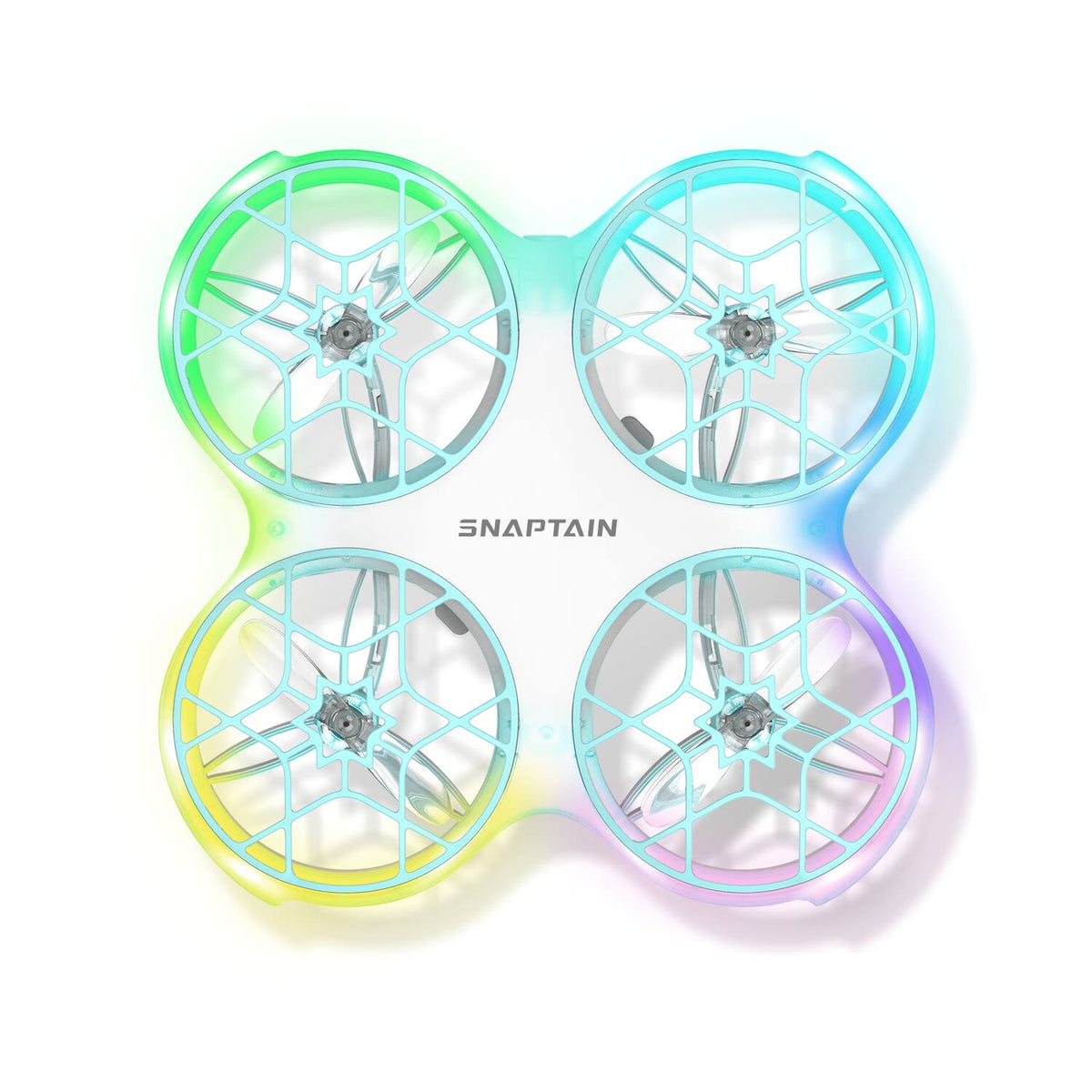 Snaptain - K30 Mini 720P HD Camera Drone with Colorful Lighting and Remote Controller - White