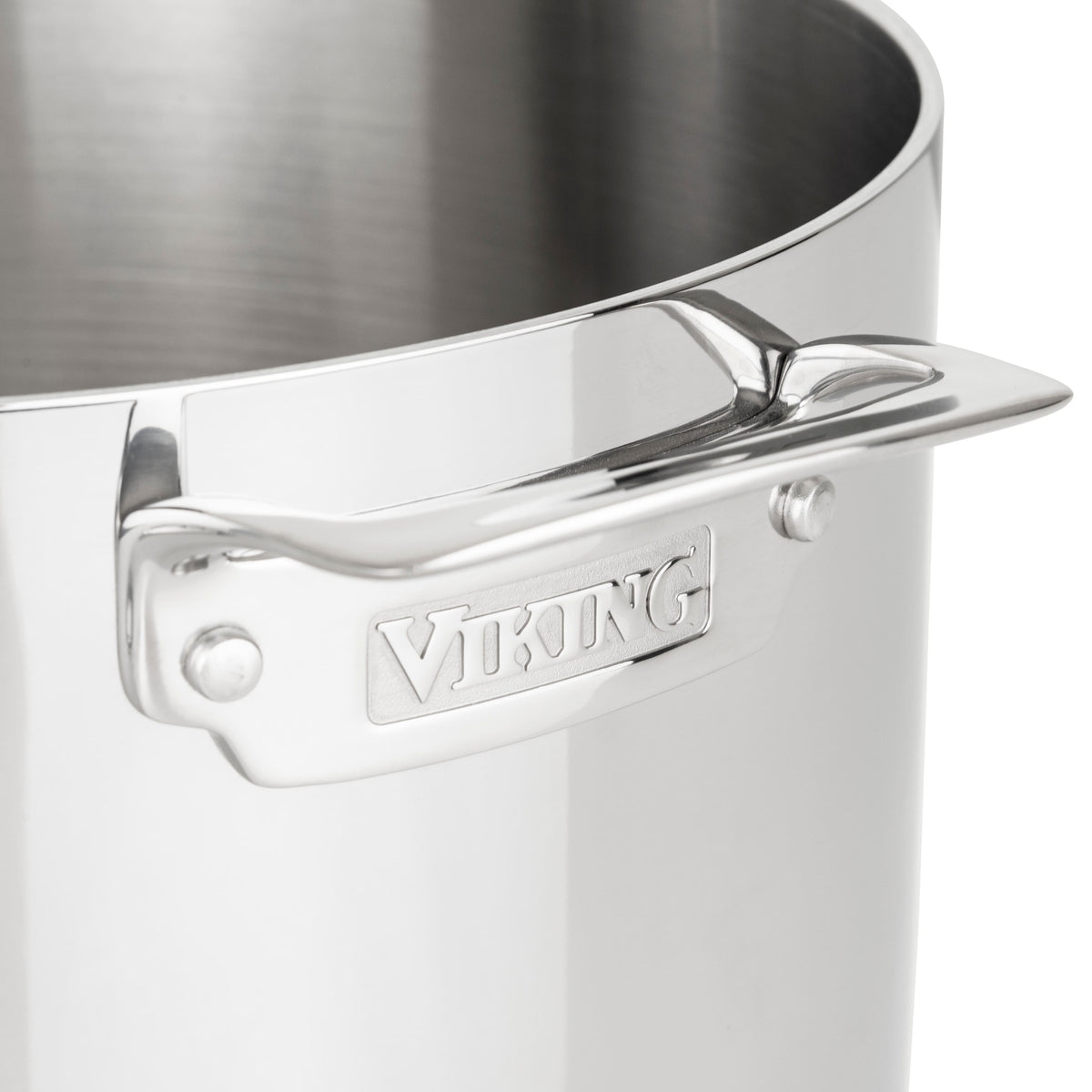 Viking - 3 Ply 12 Qt. Stock Pot - Mirror