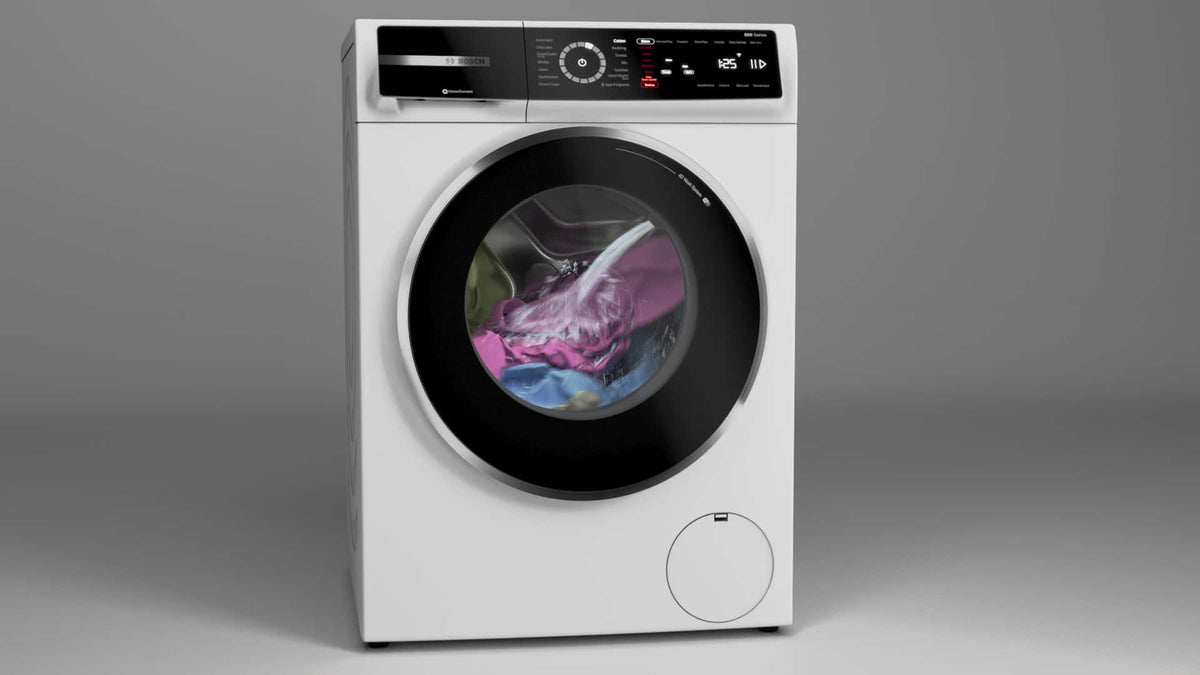 Bosch - 500 Series 2.4 Cu. Ft. High-Efficiency Stackable Smart Front Load Washer with 4D Wash System - White