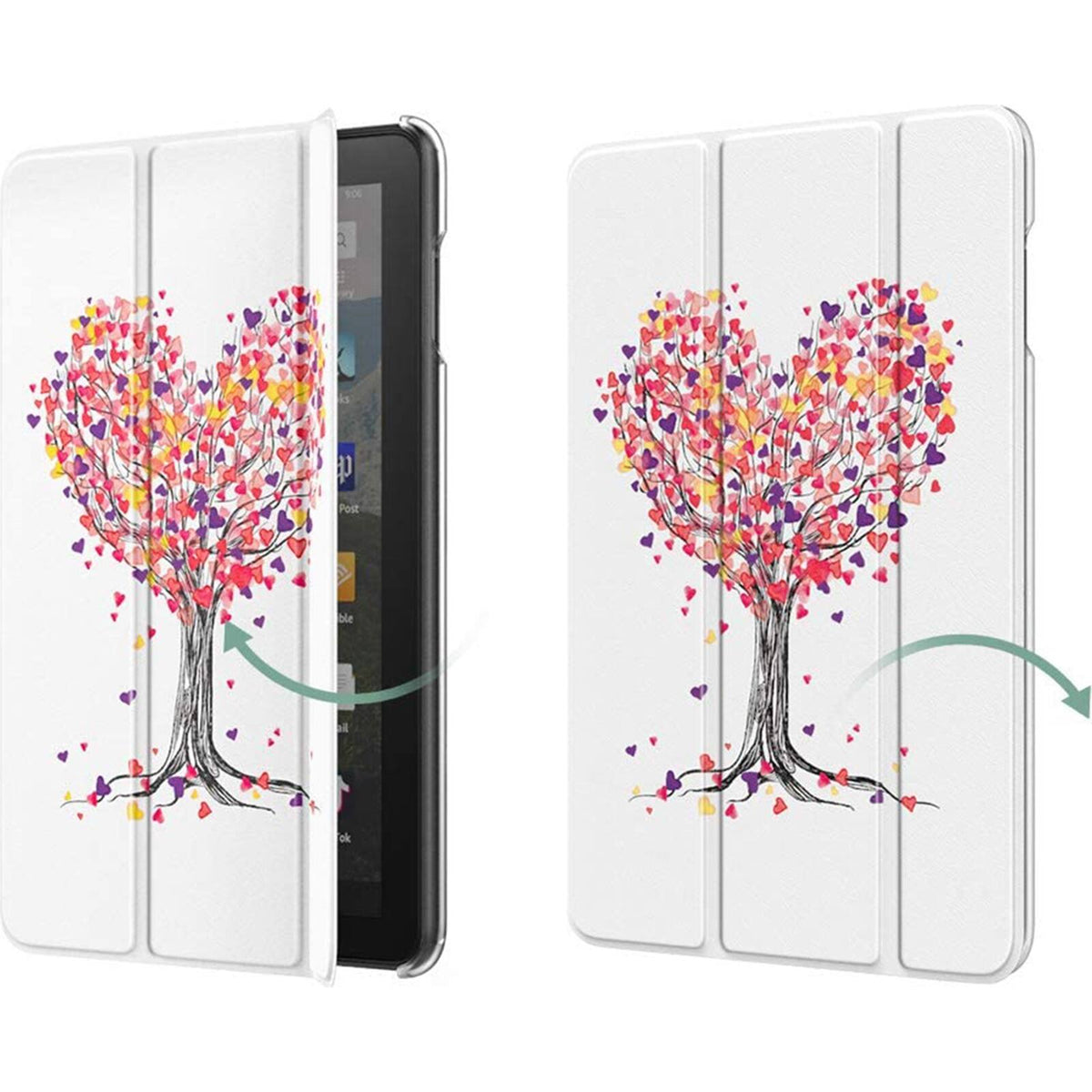 SaharaCase - Folio Case for Amazon Fire 7 (2022) - White