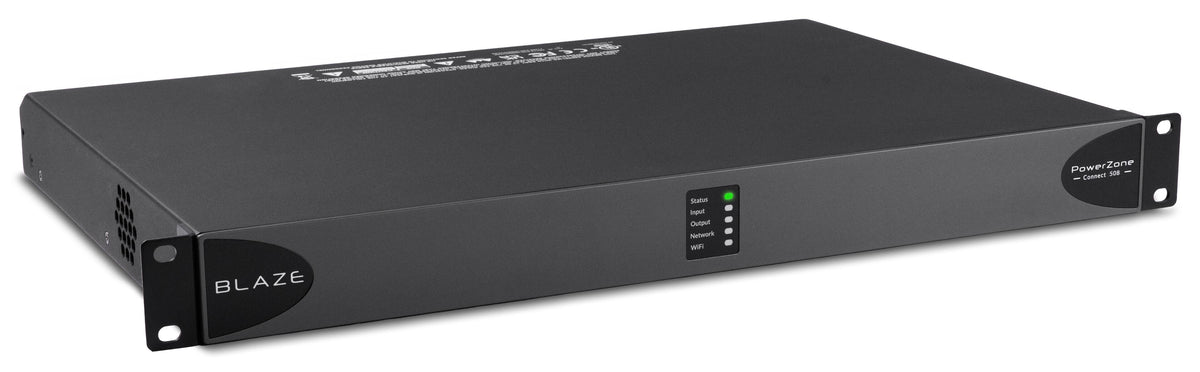 Sonance - Blaze PowerZone™ Connect 508 – 500 W DSP-enabled Class-D amplifier with 8 channels (Each) - Black