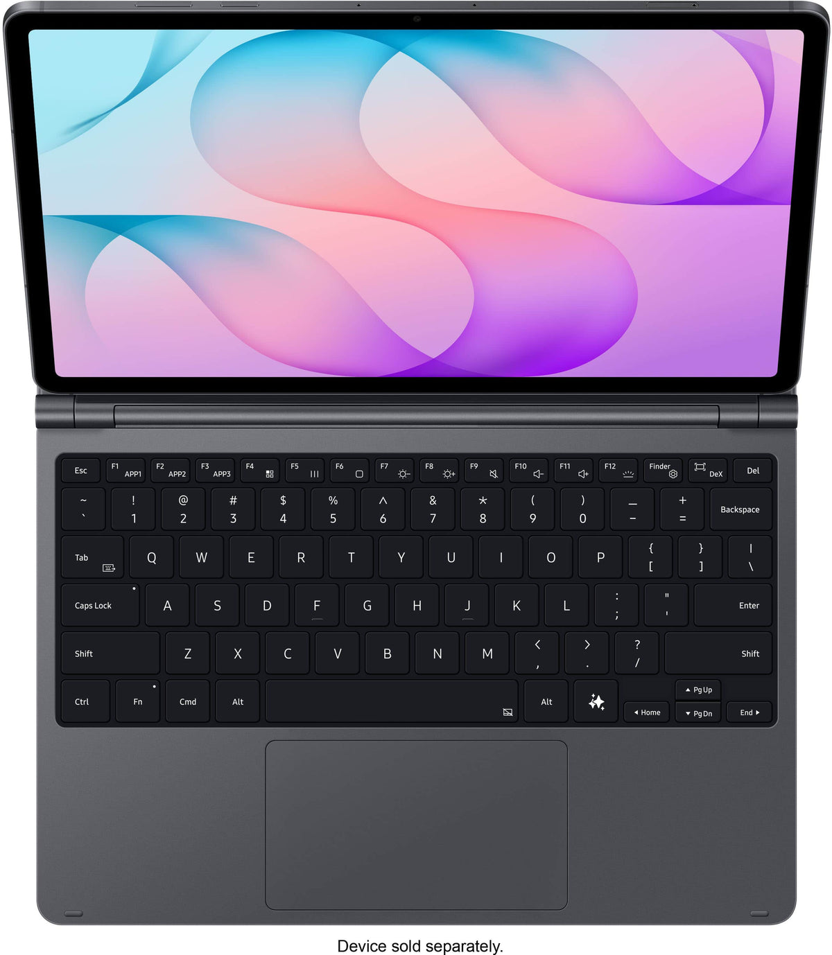 Samsung - Galaxy Tab S12+ Pro Keyboard - AI Key - Gray