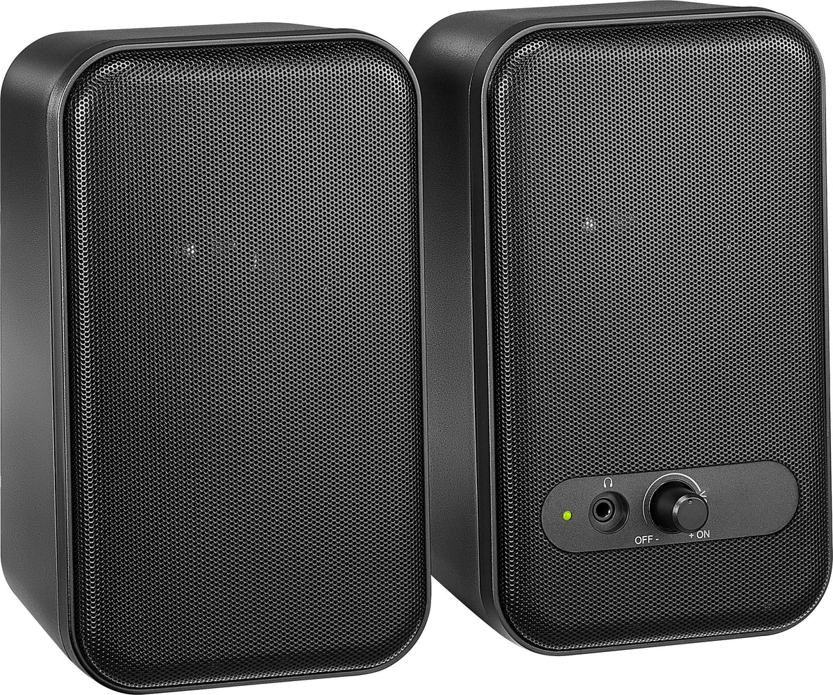 Insignia™ - 2.0 Computer Speakers (2-Piece) - Black