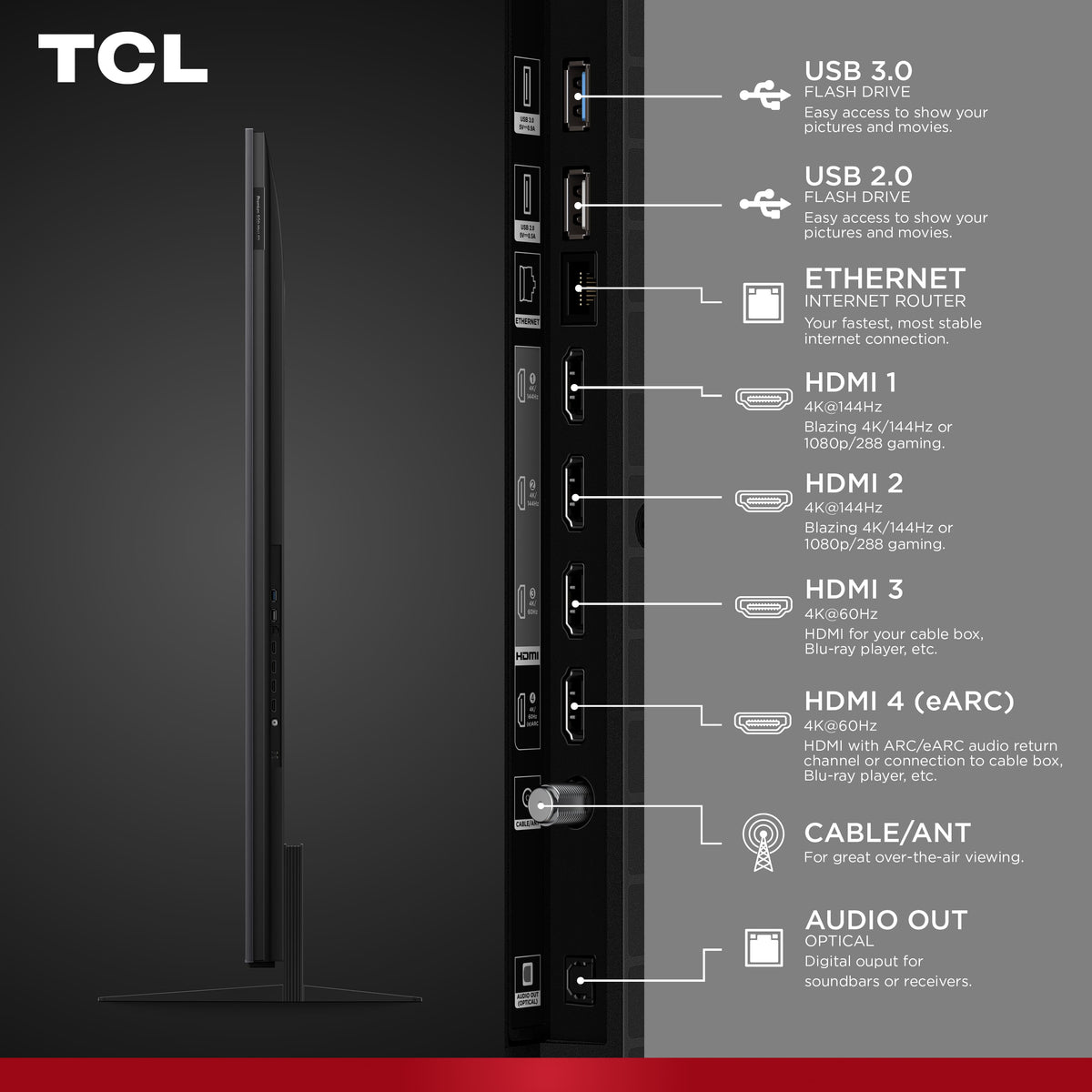 TCL - 85" Class QM7L Series 4K UHD HDR SQD-Mini LED Smart TV with Google TV with Gemini (2026)