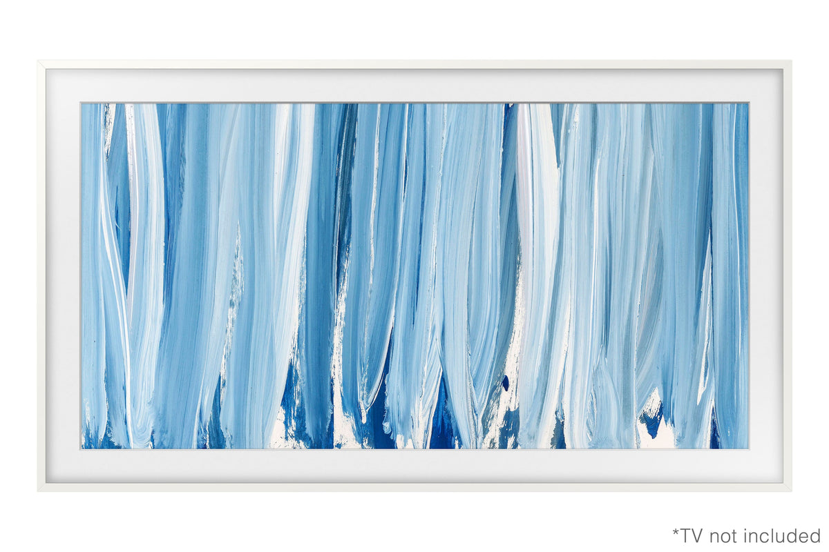 Samsung - 32" The Frame Customizable Bezel - Modern - White