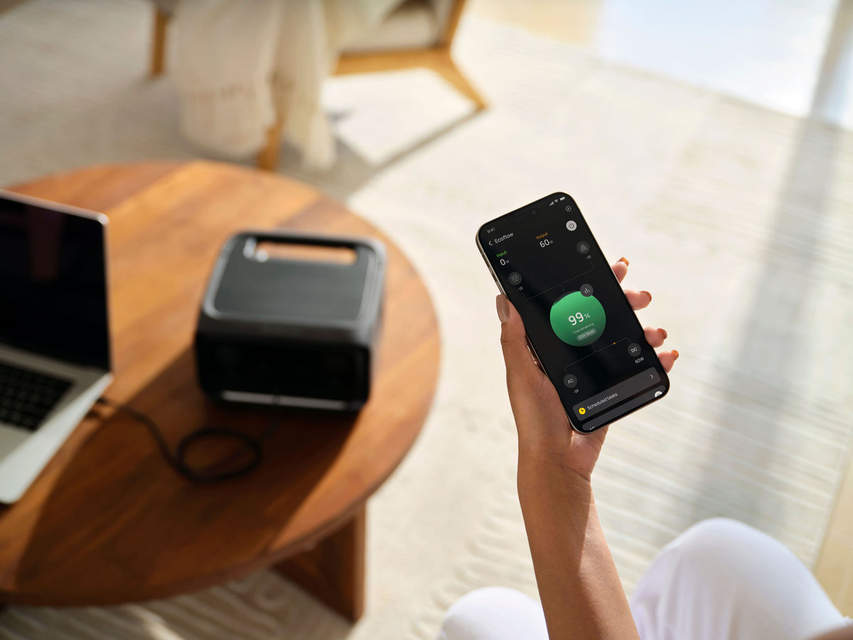 EcoFlow - River 3 Plus 268Wh Portable Power Station (268 Wh Capacity) - Black