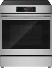 Bosch - 500 Series 30 in. Wide 5.8 Cu. Ft. Slide-In Electric Induction Range with Convection, Steam cleaning and 4 Elements - Stainless Steel