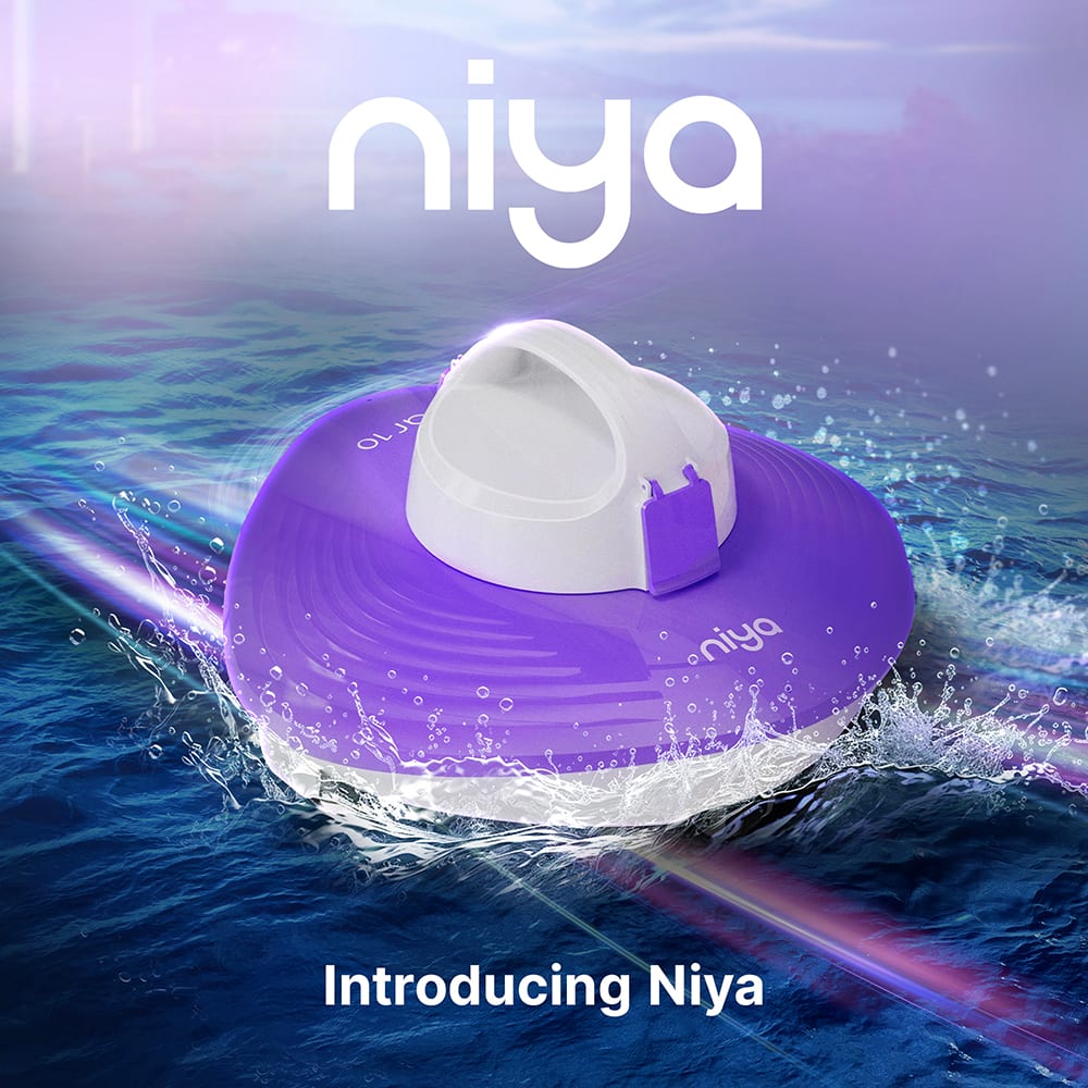 Niya - Sonar 10 Cordless Robotic Pool Vacuum Cleaner from the Creators of Dolphin, Auto-Docking