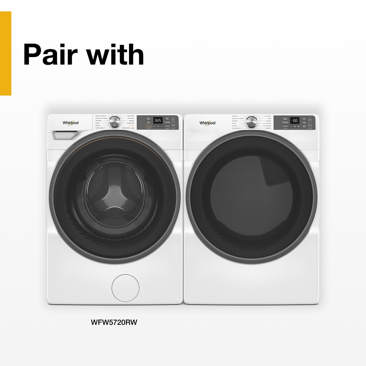 Whirlpool - 7.4 Cu. Ft. Stackable Smart Electric Dryer with Wrinkle Shield Option - White