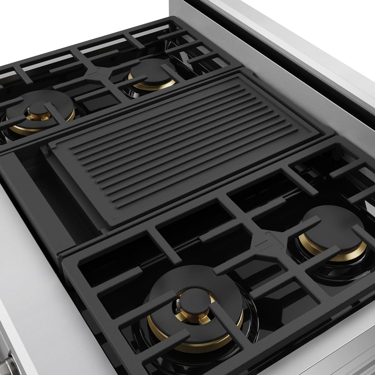 Thor Kitchen - 36 in. Wide 5 Burner 6.0 Cu Ft. Freestanding Dual Fuel Gas Range - Stainless Steel