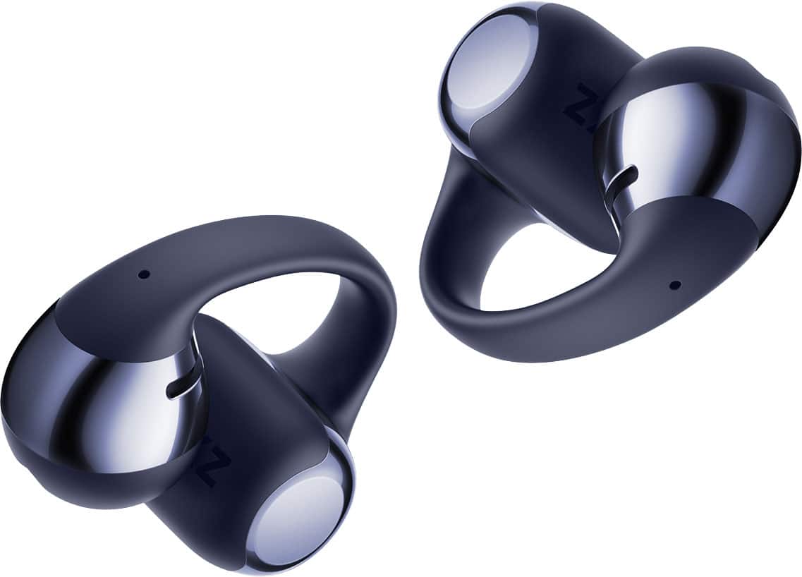 Shokz - OpenDots ONE Open-Ear Clip-On True Wireless Bluetooth Earbuds - Midnight Blue