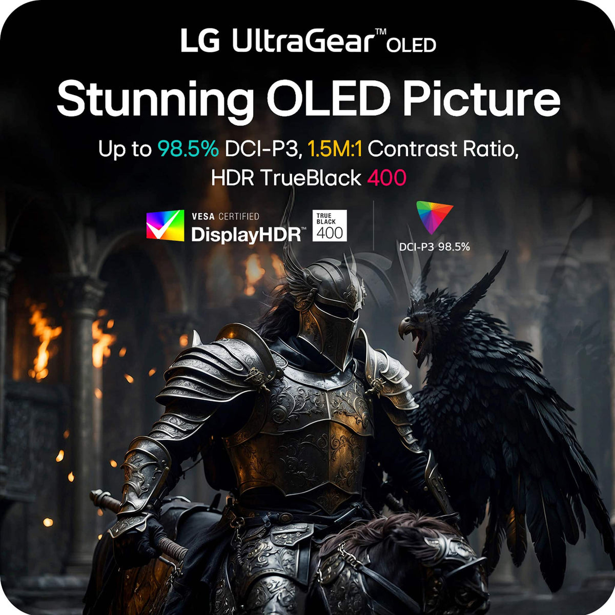 LG - UltraGear 34" OLED Curved WQHD 240Hz 0.03ms AMD FreeSync Premium Pro Gaming Monitor with HDR (DisplayPort, HDMI, USB-C) - Black