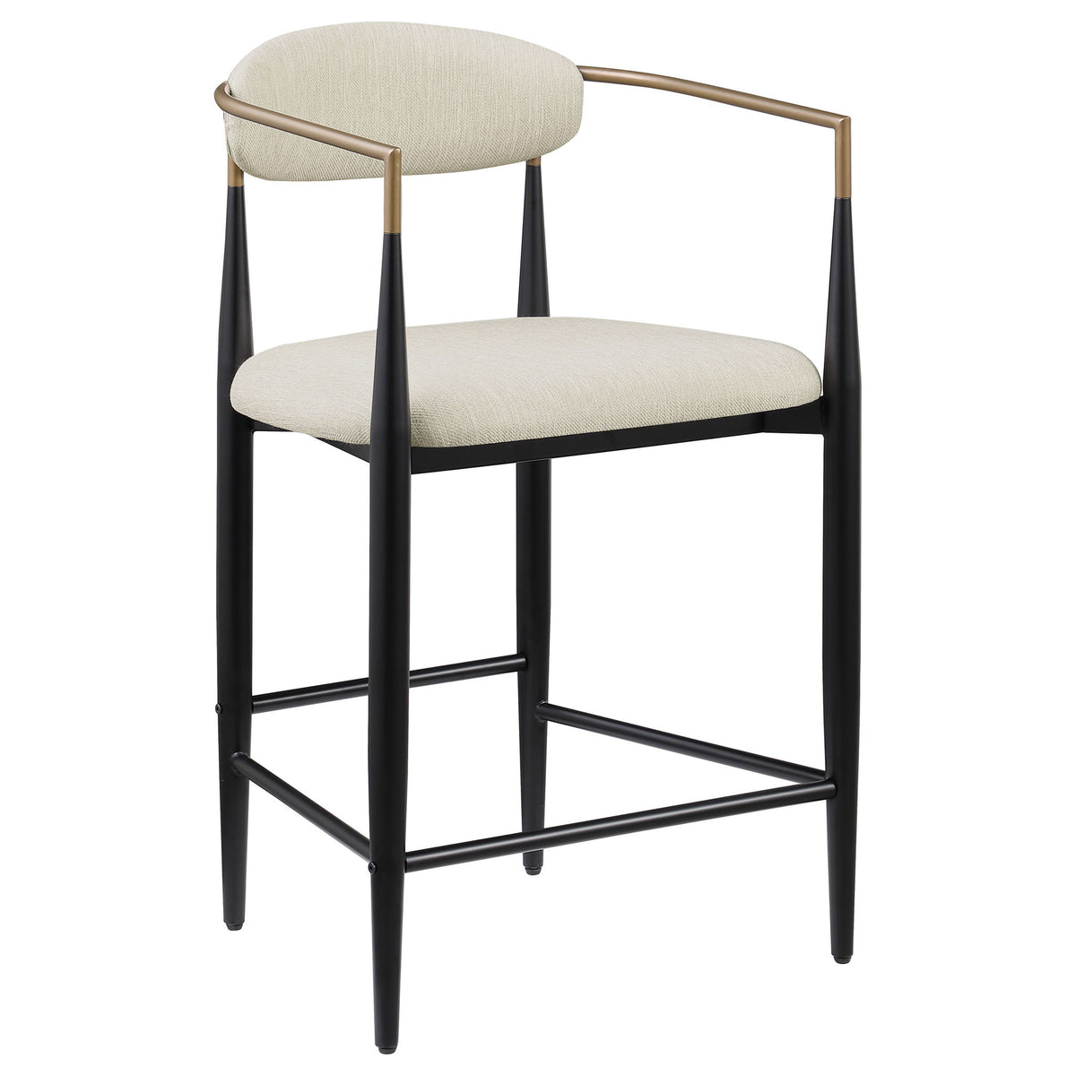 Kirkham - Banco Tapizado para Barra (Juego de 2) - Beige