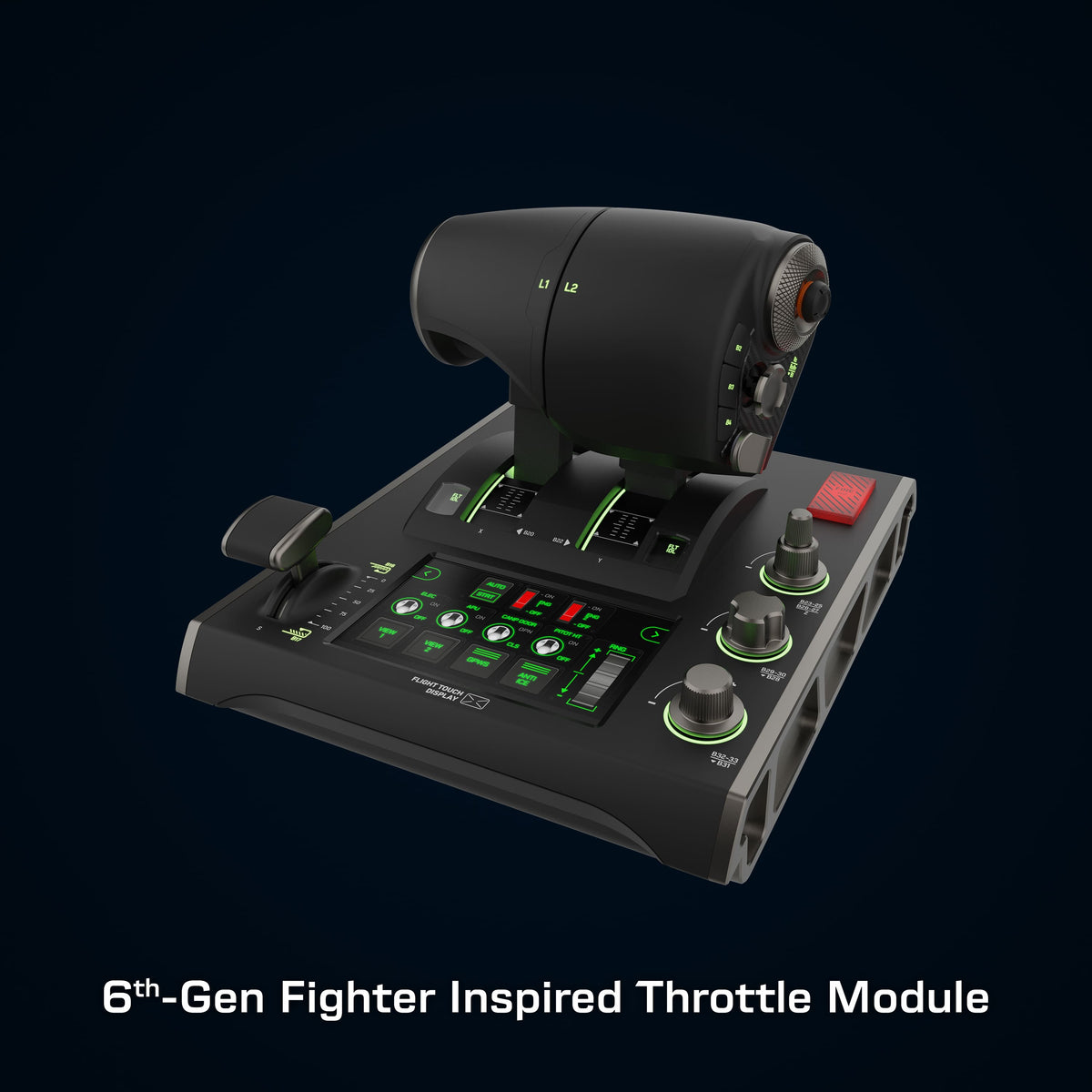 Turtle Beach - VelocityOne Flightdeck Universal HOTAS Simulation System Joystick & Throttle for Windows 10 & 11 PCs - Black