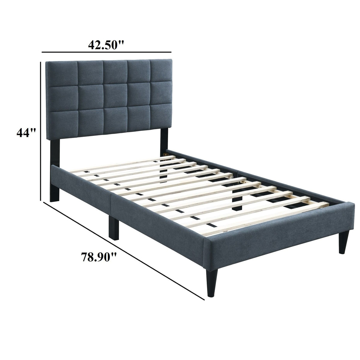 Cama moderna con cabecero ajustable