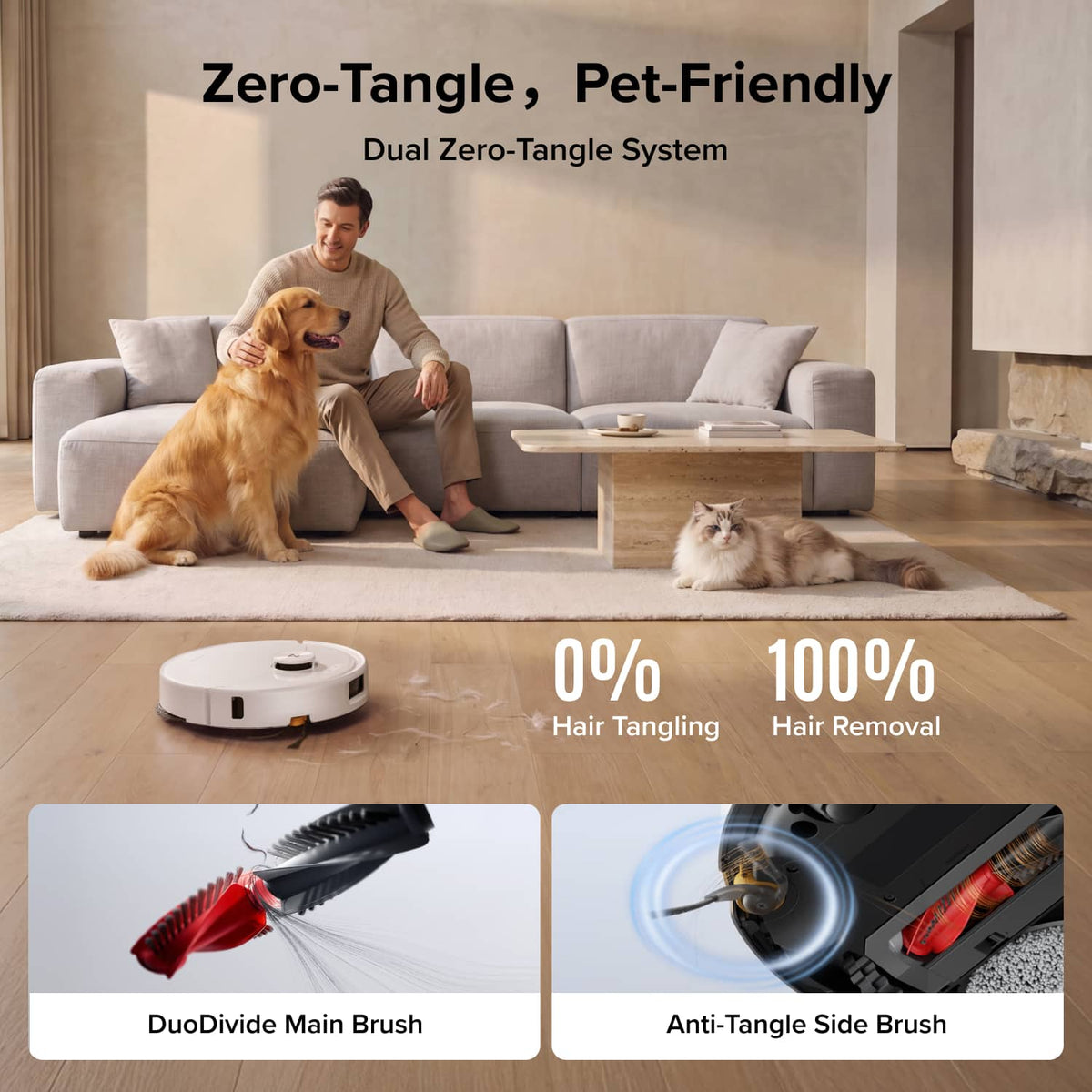 Roborock - Qrevo 2 ProX Robot Vacuum and Mop with 25,000Pa Suction - White