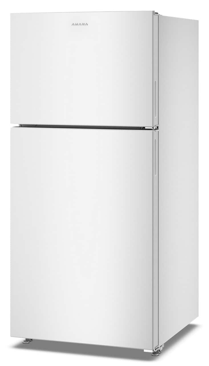 Amana - 30 in. Wide 19 cu. ft.Garage Ready Top-Freezer Refrigerator and - White