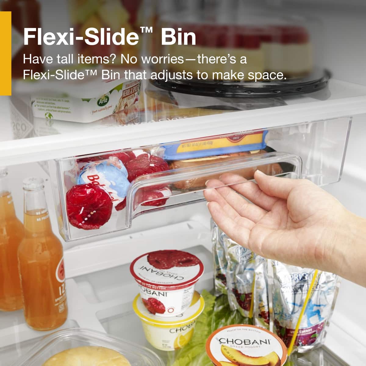 Whirlpool - 18 Cu. Ft. Wide Refrigerator Compatible With The EZ Connect Icemaker Kit - White