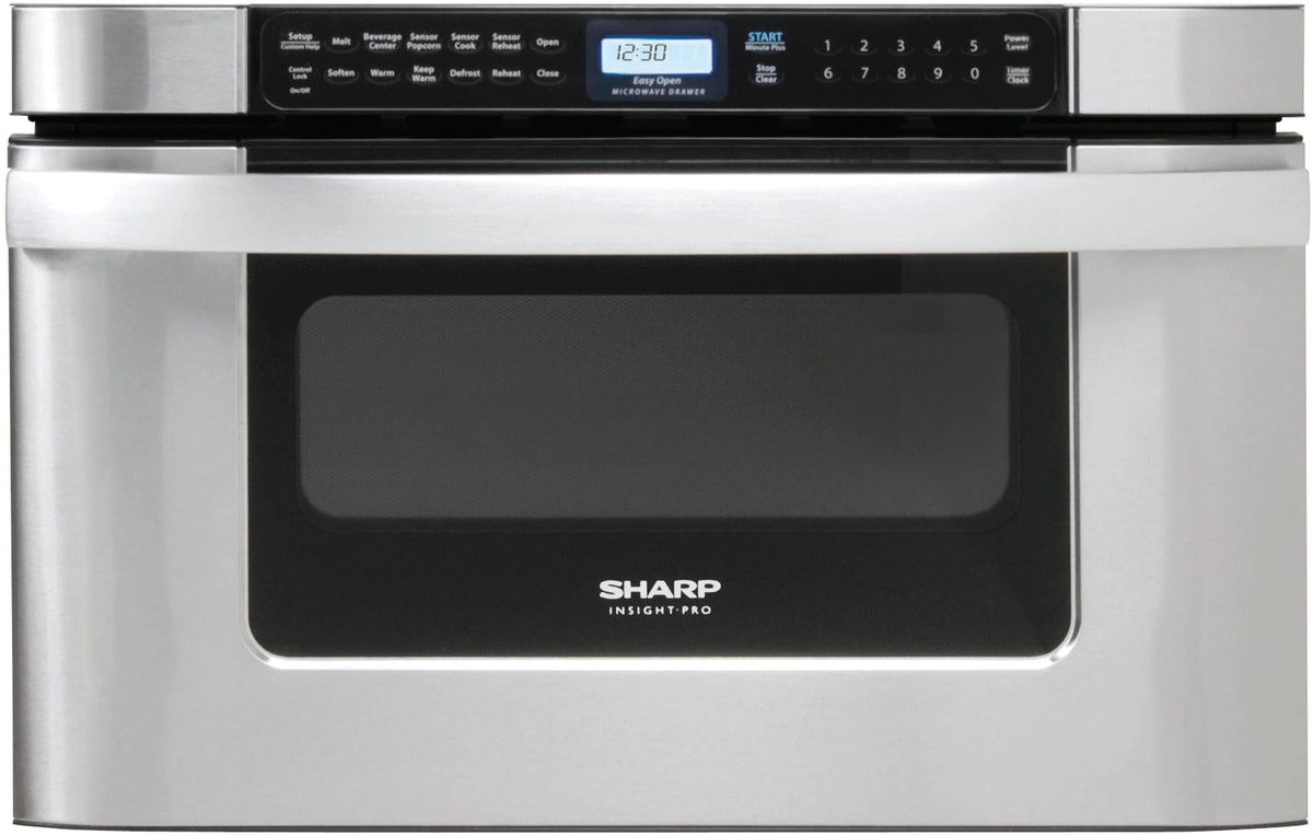 Sharp - 1.2 cu ft 950W Drawer Microwave With Sensor Cooking - Stainless Steel