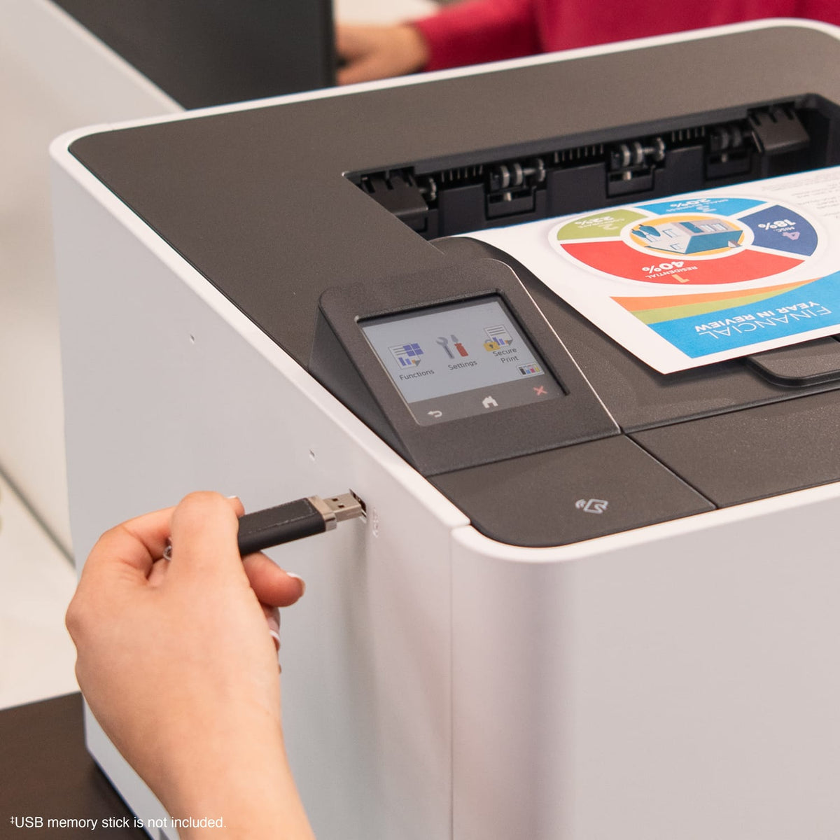 Brother - HL-L8430CDW Business Color Laser Printer with Low-Cost Printing and Wireless Networking - White