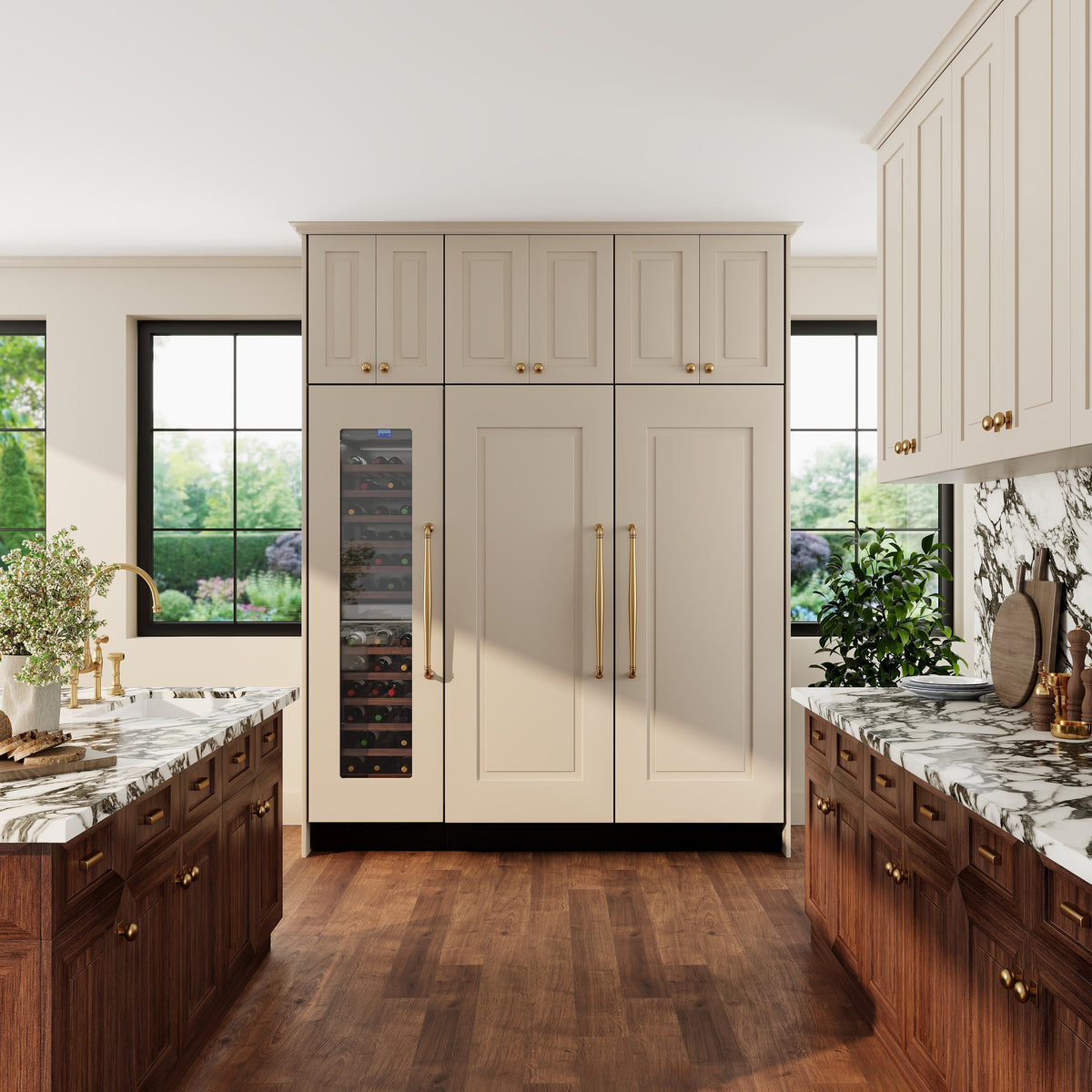 Viking - 30 in. Wide 30"W VEIL Integrated Counter-Depth All Refrigerator-Custom Panel _LH - Custom Panel Ready