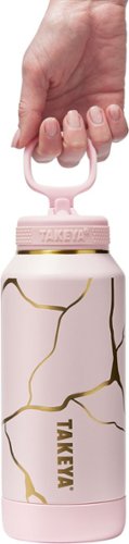 Takeya - Kintsugi 32-oz. Leakproof Water Bottle with Straw Lid - Rose
