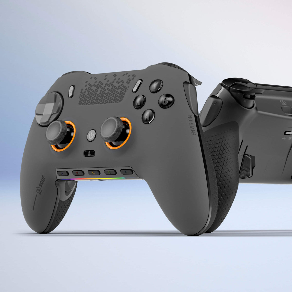 SCUF - ENVISION PRO v2 Wireless Gaming Controller for PC with Anti-Drift Thumbsticks - Steel Gray