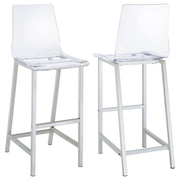 Bar Stools (Set of 2) - Clear