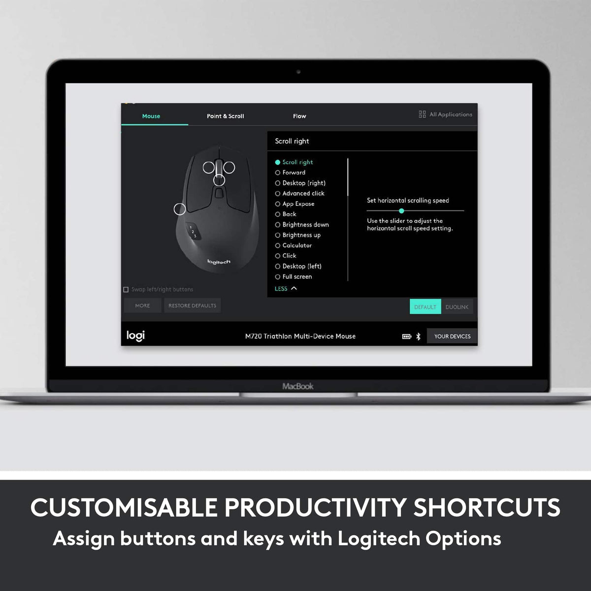 Logitech - MK850 Performance Full-size Wireless Membrane Keyboard and Mouse Combo for PC and Mac - Black