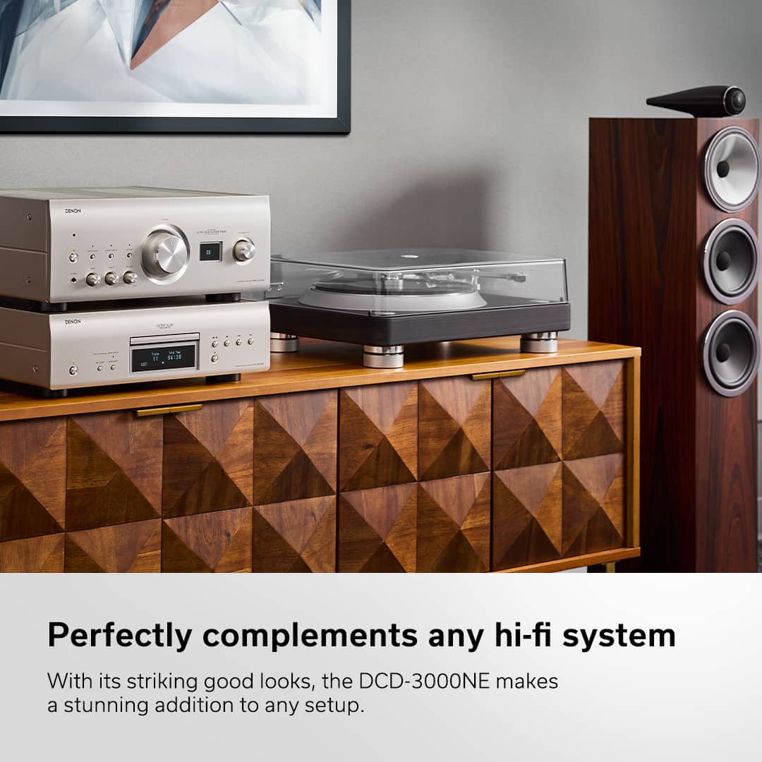 Denon - DCD-3000NE CD Player - Silver