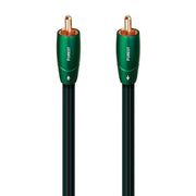 AudioQuest - Forest Coax 10' Digital Digital Audio Cable with RCA to RCA Connectors - Black with Green Stripes