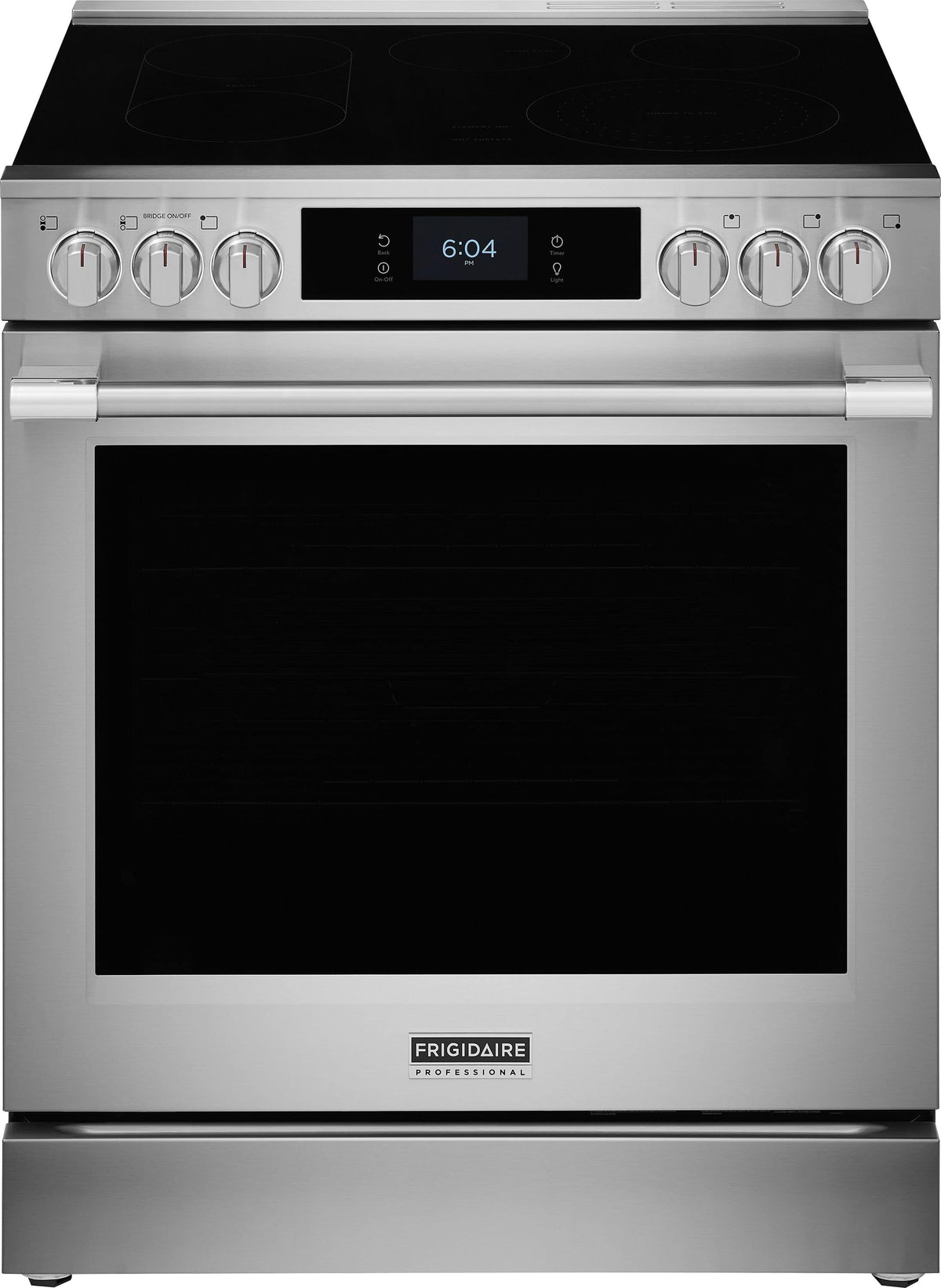 Frigidaire - 30" Electric Range with Stone-Baked Pizza - Stainless Steel