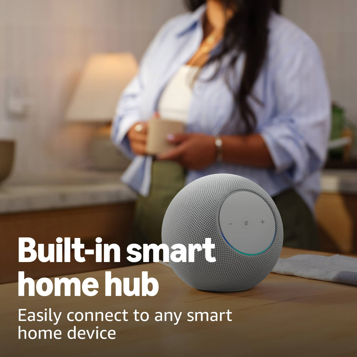 Amazon - Echo Studio (newest model) our best Echo Studio yet, immersive spatial audio and Dolby Atmos, designed for Alexa+ - Glacier White